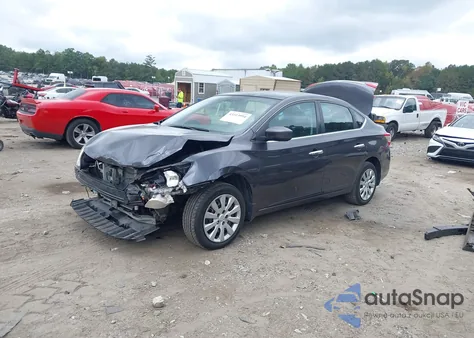 2014 Nissan Sentra S z USA, uszkodzony, nr VIN 3N1AB7AP3EY274778